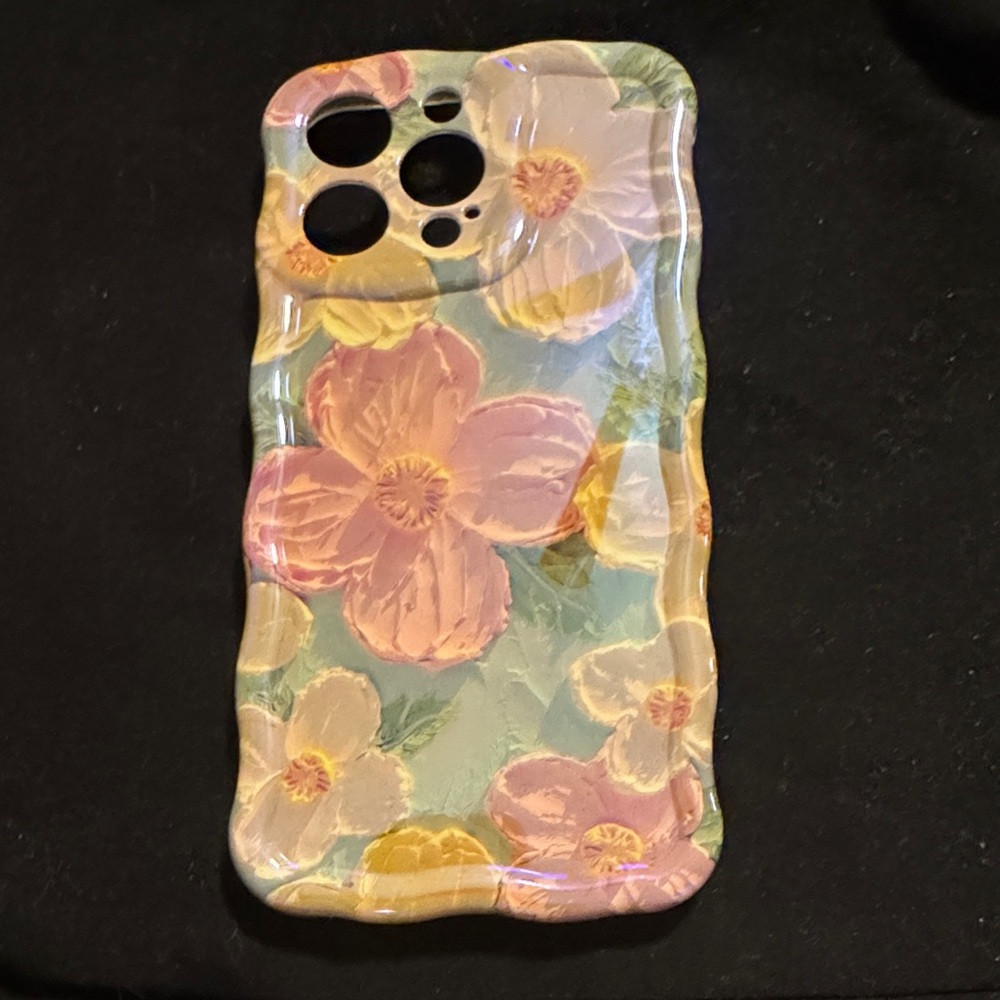 Floral Pattern Phone Case - Multicolor